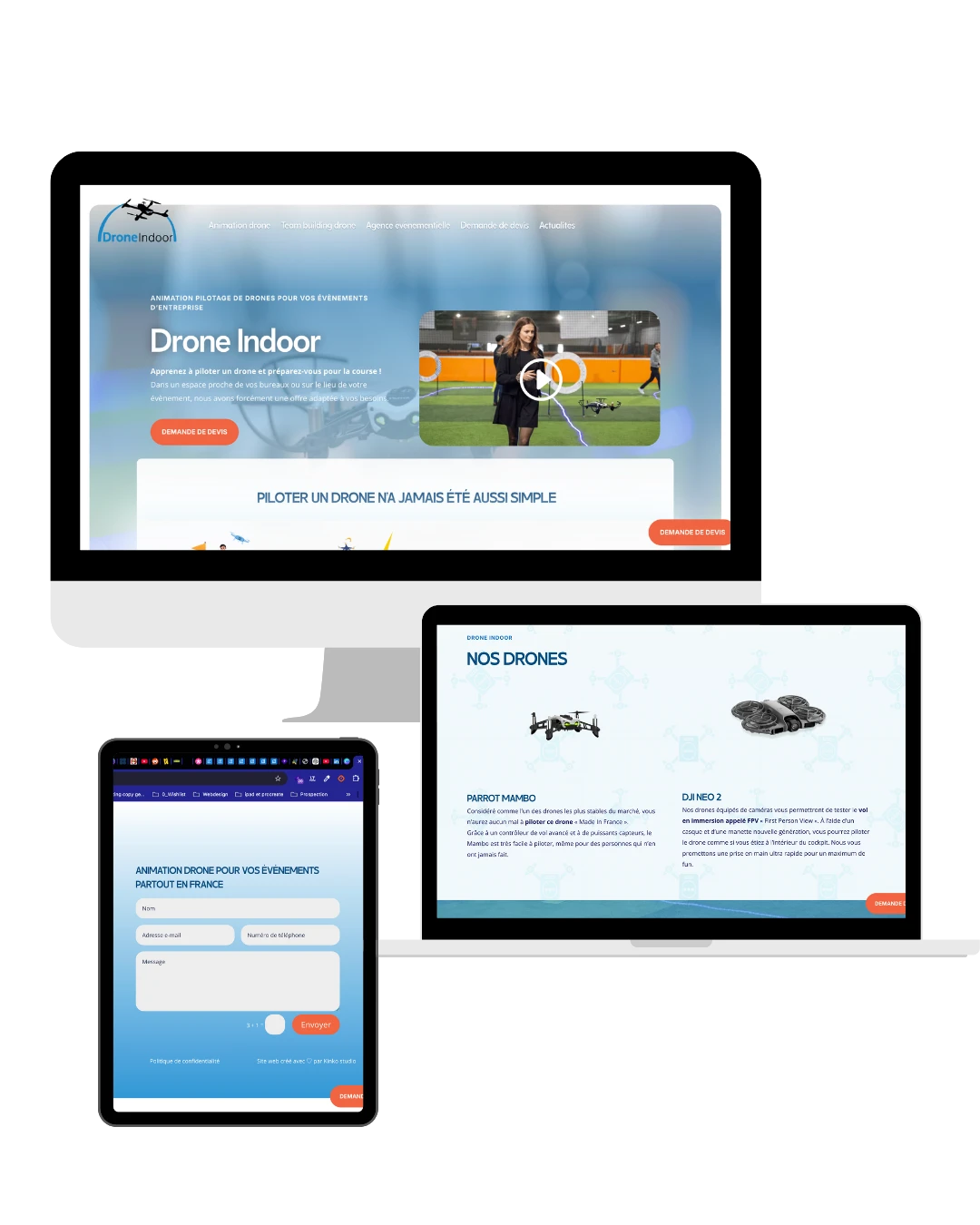 création site internet vitrine freelance angers 1